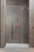 Душевая дверь Radaway Essenza Pro Brushed Copper DWJ 80 R (10099080-93-01R) двери Распашные наружу тон стекла Прозрачное 