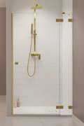 Душевая дверь Radaway Essenza Pro Brushed Gold DWJ 110 R (10099110-99-01R) двери Распашные наружу тон стекла Прозрачное 