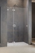 Душевая дверь Radaway Essenza Pro Brushed Nickel DWJ 110 L (10099110-91-01L) двери Распашные наружу тон стекла Прозрачное 