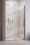 Душевая дверь Radaway Furo SL Brushed Copper DWJ 90 L (10307472-93-01L+10110430-01-01) двери Розсувні тон стекла Прозоре 