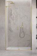 Душевая дверь Radaway Furo SL Brushed Gold DWJ 100 L (10307522-99-01L+10110480-01-01) двери Раздвижные тон стекла Прозрачное 