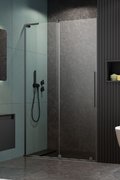 Душевая дверь Radaway Furo SL Brushed GunMetal DWJ 120 L (10307622-92-01L+10110580-01-01) двери Розсувні тон стекла Прозоре 