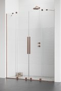 Душевая дверь Radaway Furo Brushed Copper DWD 160 (10108438-93-01+10111392-01-01) двери Раздвижные тон стекла Прозрачное 