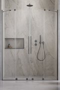 Душевая дверь Radaway Furo Brushed GunMetal DWD 140 (10108388-92-01+10111342-01-01) двери Раздвижные тон стекла Прозрачное 