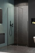 Душевая дверь Radaway Furo Brushed GunMetal DWJ 160L (10107822-92-01L+10110780-01-01) двери Розсувні тон стекла Прозоре 
