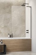 Стационарная шторка для ванны Radaway Modo SL Brushed GunMetal PNJ II 80R (10316080-92-01R) Radaway Modo SL Стаціонарні