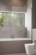 Стационарная шторка для ванны Radaway Modo SL Brushed Nickel PNJ II 90R (10316090-91-01R) Modo SL Стационарные 