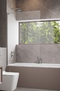Стационарная шторка для ванны Radaway Modo SL Brushed Nickel PNJ II 70L (10316070-91-01L) Modo SL Стационарные 