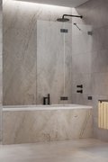 Распашная шторка для ванны Radaway Essenza Pro Brushed GunMetal PND II 120R (10102120-92-01R) Essenza Pro Распашные 