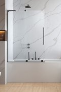 Раздвижная шторка для ванны Radaway Furo SL Brushed GunMetal PND II 110L (10309588-92-01L+10112544-01-01) Furo SL Раздвижные 