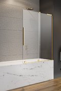 Раздвижная шторка для ванны Radaway Furo SL Gold PND II 100R (10309538-09-01R+10112494-01-01) Radaway Furo SL Розсувні