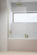 Стационарная шторка для ванны Radaway Modo NEW Brushed Gold PNJ II 50 (10006050-99-01) Modo New Стационарные 