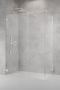 Душевая перегородка Radaway Essenza Pro White Walk-in III 110x90 см (10103110-04-01+10103090-04-01+389000-04) walk-in Прозрачное