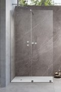 Душевая перегородка Radaway Furo Brushed Nickel Walk-in 100L (10106538-91-01L+10110494-01-01) walk-in Прозрачное
