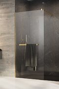 Душевая перегородка Radaway Modo New Gold II с полотенце держателем 95 см (389095-09-01W) walk-in Прозрачное