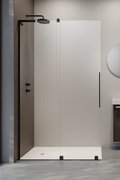 Душевая перегородка Radaway Furo SL Black Walk-in 80L (10306438-54-01L+10110394-01-01) walk-in Прозрачное