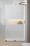 Душевая перегородка Radaway Furo SL Brushed Copper Walk-in 80R (10306438-93-01R+10110394-01-01) walk-in Прозрачное