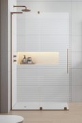 Душевая перегородка Radaway Furo SL Brushed Copper Walk-in 100L (10306538-93-01L+10110494-01-01) walk-in Прозрачное