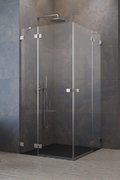 Душевая кабина Radaway Essenza Pro Brushed Nickel KDD 80Lx80R (10096080-91-01L+10096080-91-01R) Квадратные Прозрачное