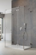 Душова кабіна Radaway Essenza Pro Brushed Nickel KDJ+S 100Rx80 Прямокутні Прозоре