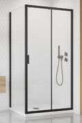 Душевая кабина Radaway Alienta Black DWJ+S 120x80 (10260120-54-01+10270080-54-01) Прямокутні Прозоре