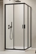 Душевая кабина Radaway Alienta Black C/D 80Lx100R (10258010-54-01) Прямокутні Прозоре