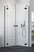 Душевая кабина Radaway Essenza Black KDD 90Lx90R (1385060-54-01L+1385060-54-01R) Квадратные Прозрачное