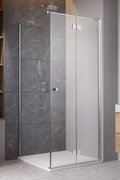 Душевая кабина Radaway Essenza KDJ B 80Rx75 (1385081-01-01R+1384049-01-01) Прямокутні Прозоре