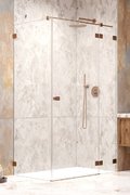 Душевая кабина Radaway Essenza Pro Brushed Copper KDJ 100Rx120 (10097100-93-01R+10098120-01-01) Прямокутні Прозоре