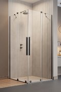 Душевая кабина Radaway Furo Brushed GunMetal KDD 110Lx110R (10105110-92-01L+10105110-92-01R) Квадратные Прозрачное