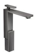 Смеситель для раковины Axor Edge diamond cut, Polished Black Chrome (46031330) Для раковины Черный глянцевый 