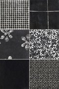 Плитка Mutina Chymia Mix 2 Black 30x30 (GACM52) Для кухні, Для громадських приміщень, Для житлових приміщень, Для ванної