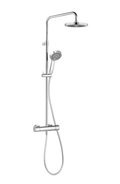 Термостатична душова стійка Kludi A-QA Dual Shower System (661950500) Душові стійки Хром