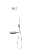 Электронный душевой комплект для ванны скрытого монтажа Tres SHOWER TECHNOLOGY, белый матовый (09286556BM) Душевые комплекты (системы) Белый матовый