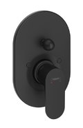 Змішувач для душу Hansgrohe Rebris S, чорний матовий (72449670) Для душа Чорний, Чорний матовий