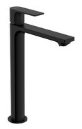 Смеситель для раковины Hansgrohe Rebris Е CoolStart EcoSmart+ 240 мм, черный матовый (72591670) Для раковины Черный, Черный матовый