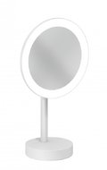Косметическое зеркало с подсветкой Kludi Vela R, белый матовый (5899553F) Косметические зеркала Kludi