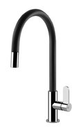 Змішувач для кухні Gessi Kitchen HELIUM, Матовий Чорний / хром (60077-399) Для кухні Хром-чорний