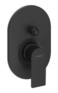 Смеситель для душа Hansgrohe Rebris Е, черный матовый (72459670) Для душа Черный, Черный матовый