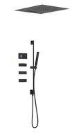 Электронный душевой комплект скрытого монтажа Tres SHOWER TECHNOLOGY, черный матовый (09288403NM) Душевые комплекты (системы) Черный матовый