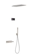 Электронный душевой комплект скрытого монтажа Tres SHOWER TECHNOLOGY, сталь (09288316AC) Душевые комплекты (системы) Сталь