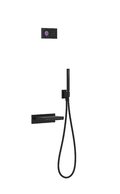 Электронный душевой комплект для ванны скрытого монтажа Tres SHOWER TECHNOLOGY, черный матовый (09288556NM) Душевые комплекты (системы) Черный матовый