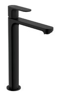 Смеситель для раковины Hansgrohe Rebris S CoolStart EcoSmart+ 240 мм, черный матовый (72590670) Для раковины Черный, Черный матовый