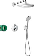 Термостатическая душевая система Hansgrohe Croma, хром (27954000) Душевые стойки Хром