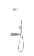 Электронный душевой комплект для ванны скрытого монтажа Tres SHOWER TECHNOLOGY, сталь (09286556AC) Душевые комплекты (системы) Сталь