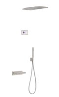Электронный душевой комплект скрытого монтажа Tres SHOWER TECHNOLOGY, сталь (09286316AC) Душевые комплекты (системы) Сталь