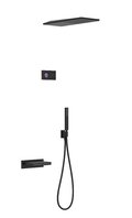 Электронный душевой комплект скрытого монтажа Tres SHOWER TECHNOLOGY, черный матовый (09288316NM) Душевые комплекты (системы) Черный матовый