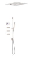Электронный душевой комплект скрытого монтажа Tres SHOWER TECHNOLOGY, сталь (09286403AC) Душевые комплекты (системы) Сталь