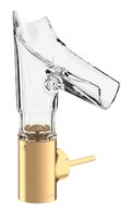Смеситель для раковины Axor Starck V bevel cut, Brushed Brass (12123950) Для раковины Латунь