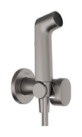 Гигиенический душ Hansgrohe Bidette 1jet S, шлифованный черный хром (29232340) Гигиенические души Хром черный шлифованный